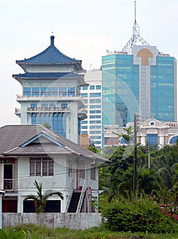 Borneo. Old & New Buildings