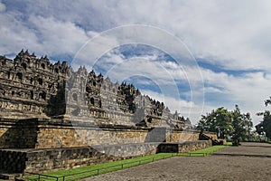 Borobudur the biggest budhist temple, Indonesia