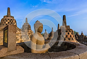 Borobudur Buddist Temple - island Java Indonesia