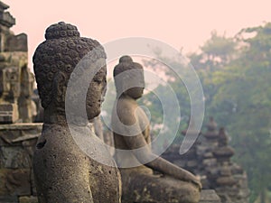 BOROBUDUR HISTORICAL PARK, NEAR JOGJAKARTA