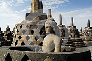 BOROBUDUR HISTORICAL PARK, NEAR JOGJAKARTA