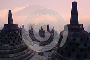 BOROBUDUR HISTORICAL PARK, NEAR JOGJAKARTA