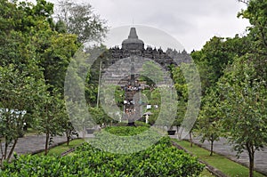 Borobudur is the largest buddhist temple in the world,located in Central Java,Indonesia.