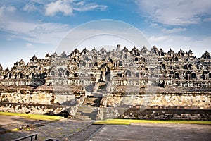Borobudur mandala temple, near Yogyakarta on Java, Indonesia