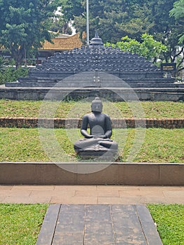 Borobudur miniature buddies stone