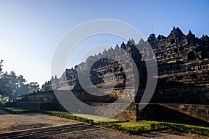 Borobudur sunrise, Java, Indonesia