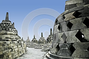 Borobudur temple architecture java indonesia