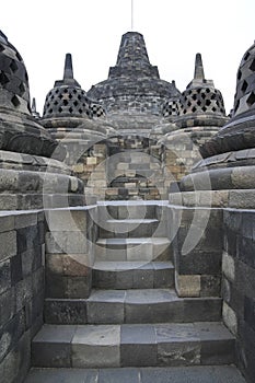 Borobudur temple architecture java indonesia