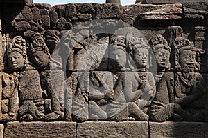 Borobudur Temple, Central Java, Indonesia.