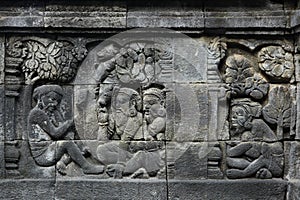 Borobudur Temple, Central Java, Indonesia.