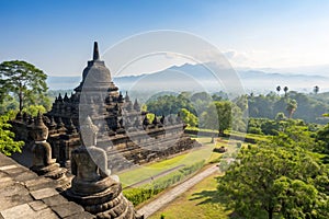 Borobudur Temple in Central Java Indonesia