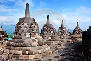 Borobudur temple in Jogjakarta