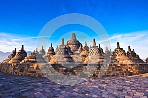 Borobudur temple near Yogyakarta