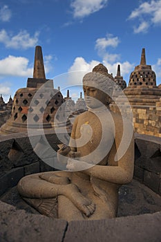 Borobudur Temple in Yogyakarta, Indonesia