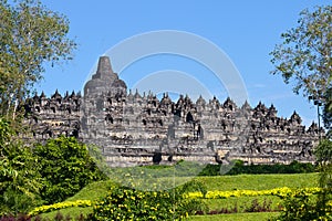 Borobudur Temple. Yogyakarta, Java, Indonesia.