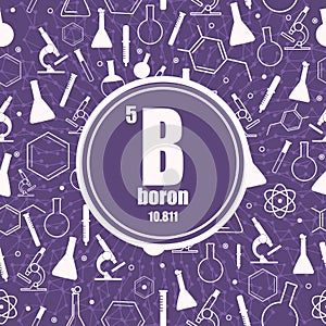 Boron chemical element.