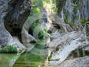 The Borosa river trail in Cazorla Natural Park