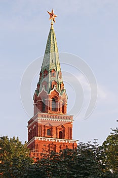 The Borovitskaya Tower, The Moscow Kremlin, Russia