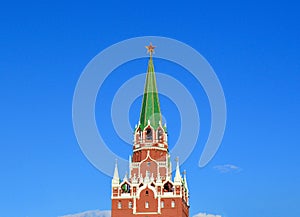 Borovitskaya Tower of Moscow Kremlin