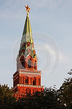 The Borovitskaya Tower, The Moscow Kremlin, Russia