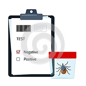 Borreliosis test. Encephalitis test. Prevention of infections transmitted by mite