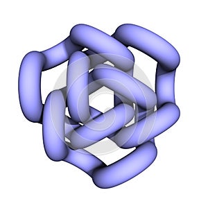 Borromean rings in real world