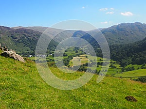 Borrowdale in the Lake District, England