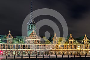 Borsen (The Stock Exchange) in evening, Copenhagen photo