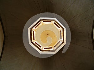 Main dome of borujerdi historical house in Kashan , Iran