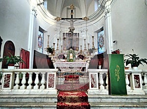 Borzone abbey, major altar photo