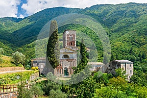 Borzone Abbey in Liguria photo