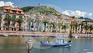 Bosa and the Old Castle, Oristano, Sardinia