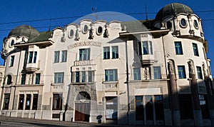 A BosakÂ´s Bank - Secession building in Presov, Slovakia