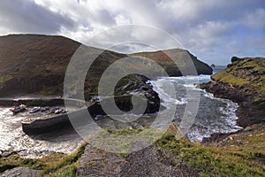 Boscastle harbour North Cornwall