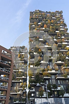 Bosco Verticale, modern buildings in Milan