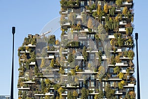 Bosco Verticale, modern buildings in Milan