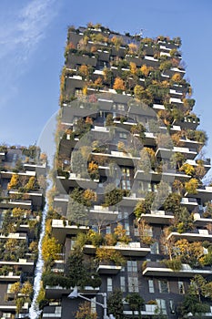 Bosco Verticale, modern buildings in Milan