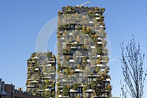 Bosco Verticale, modern buildings in Milan