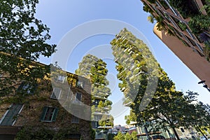Bosco Verticale, residential buildings in Milan photo