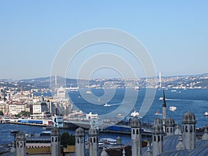 Bosfor view of the Suleymaniye Mosque