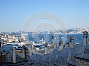 Bosfor view of the Suleymaniye Mosque