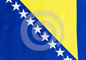 Bosnia and Herzegovina Flag Flat