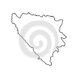 Bosnia and Herzegovina map