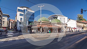 Bosniak Institute timelapse hyperlapse, in a renovated Turkish bathhouse in Sarajevo