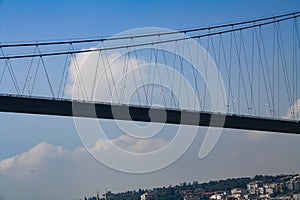 Bosphorus Bridge also: I Bosforski Bridge, tur. BoÃÅ¸az KÃÂ¶prÃÂ¼sÃÂ¼ - road bridge over the Bosphorus Strait in Turkey photo