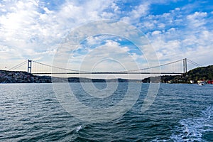 Bosphorus Bridge connects Asia and Europe