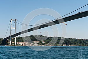 Bosphorus Bridge in Istanbul during daytime, Istanbul city in Turkey