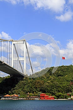 The Bosphorus Bridge,Istanbul,Turkey.