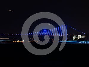 Bosphorus Bridge at Night photo