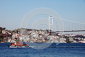 Bosphorus and Istanbul Turkey